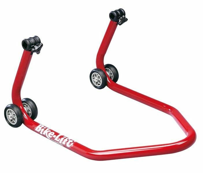 BIKE LIFT red universal rear seat with rubber "L" supports