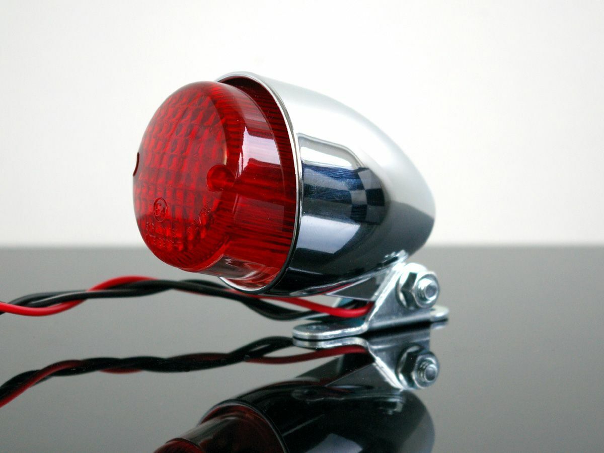 Fanale moto custom cafe racer omologato Faro posteriore tail light bobber