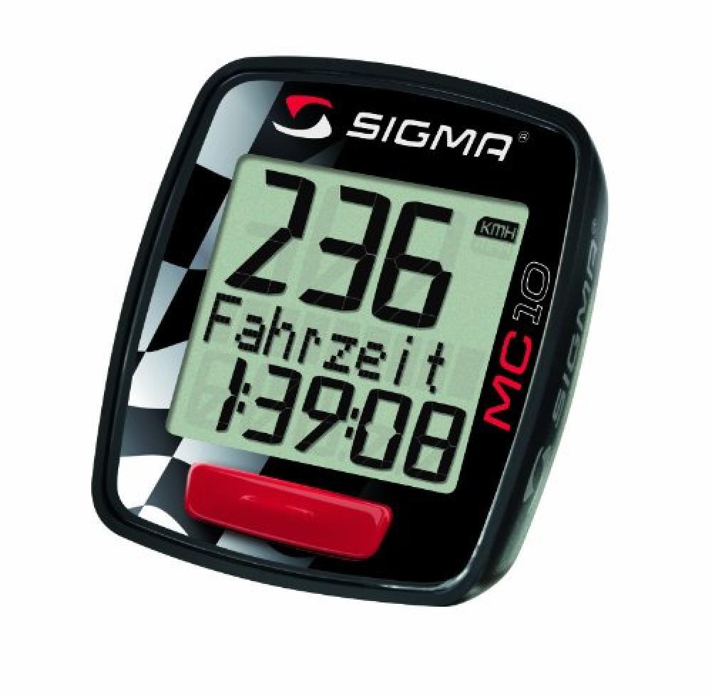 (TG. Taglia unica) Sigma ciclocomputer MC 10 Unisex Adulto, Nero, taglia unica -