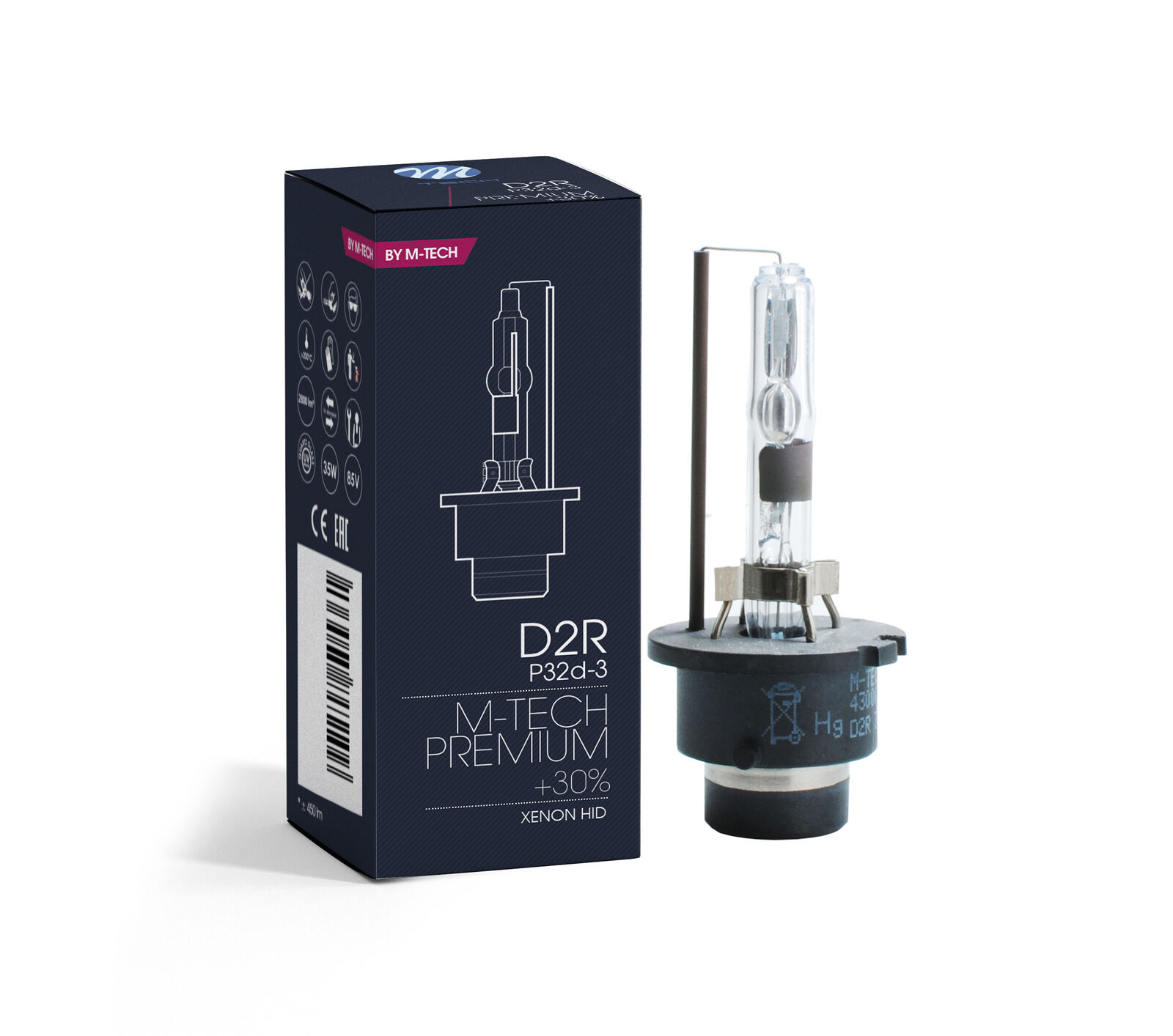 Una Lampadina xeno Lampada xeno D2R Xenon M-TECH Premium 6000K qualità superiore