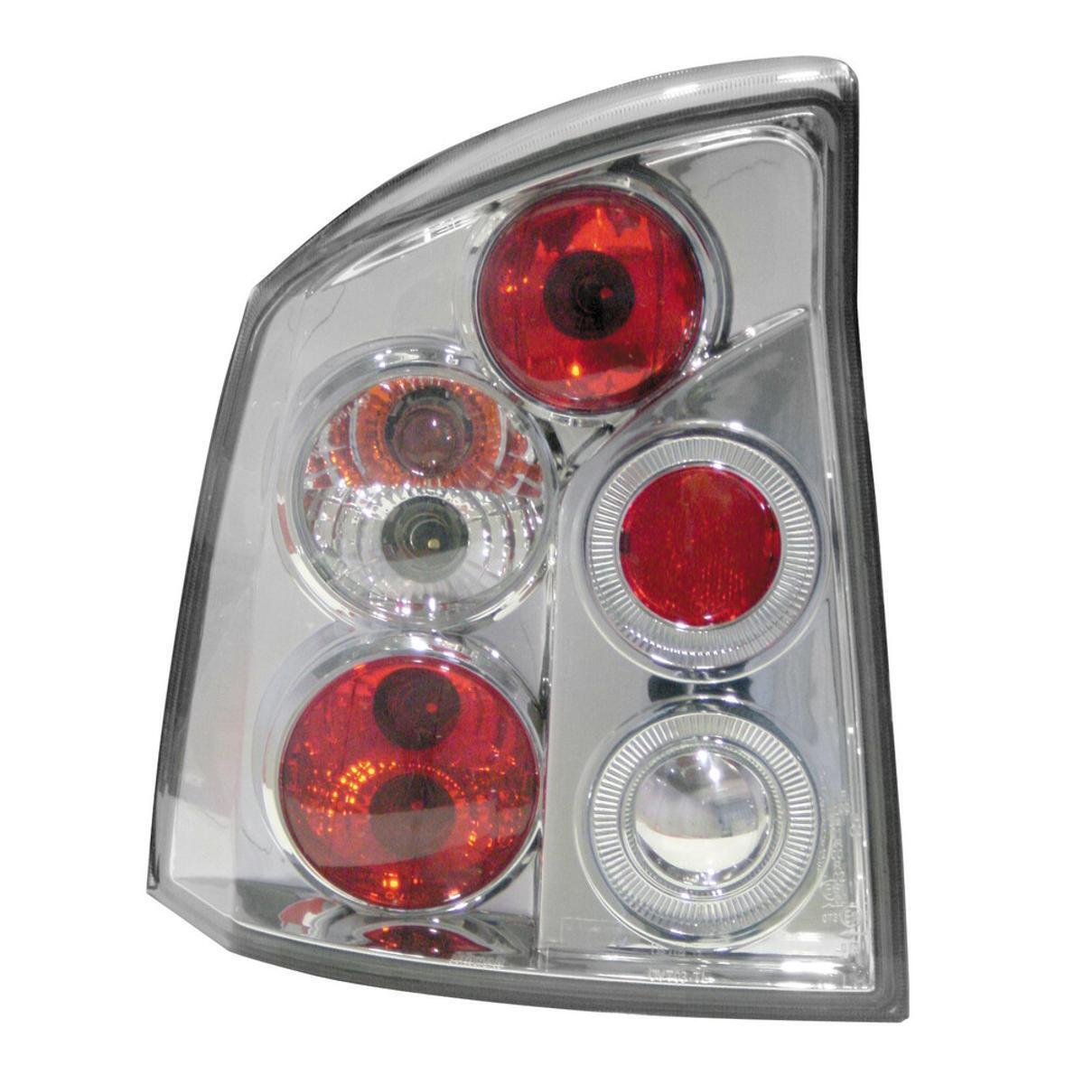 COPPIA FANALI FARI LUCI POSTERIORI -  OPEL VECTRA (4/02>) - CROMO