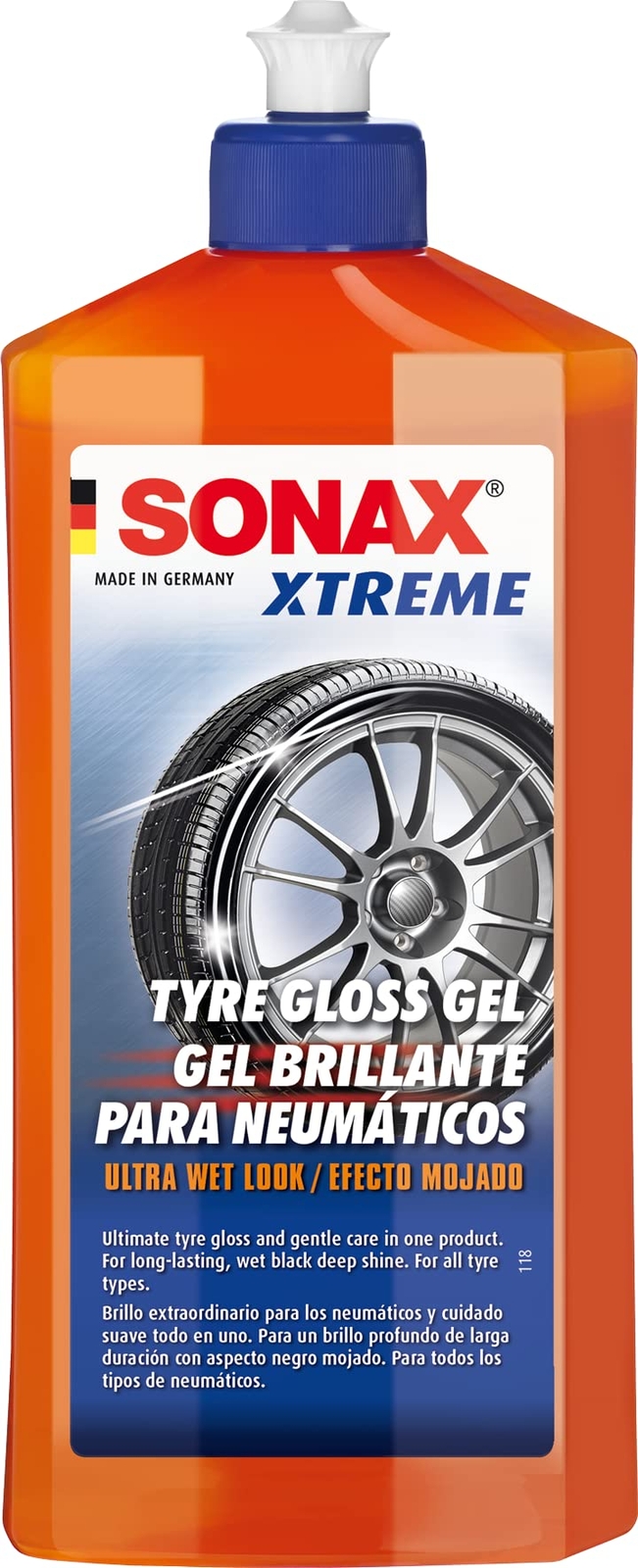 SONAX XTREME TYREGLOSS GEL (500 ml) conferisce a tutti i tipi di (G4M)