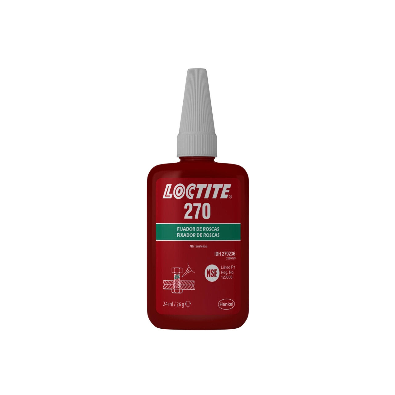 Loctite 270 BC 24ml Adesivo Alta Resistenza Moto Motore Ricambi Ciclomotore