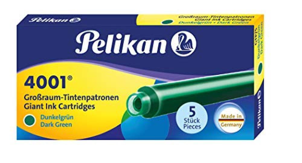 Pelikan GTP/5 - Cartuccia inchiostro Stilografica, colore: verde scuro - NUOVO