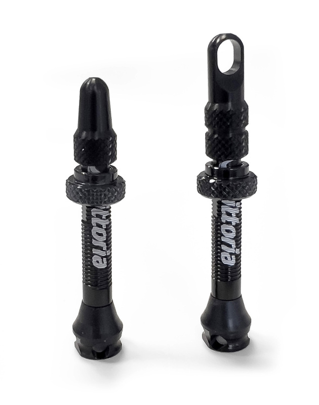 Set Di 2 Valvole Tubolari VITTORIA Multiway 40mm-aluminio Nero