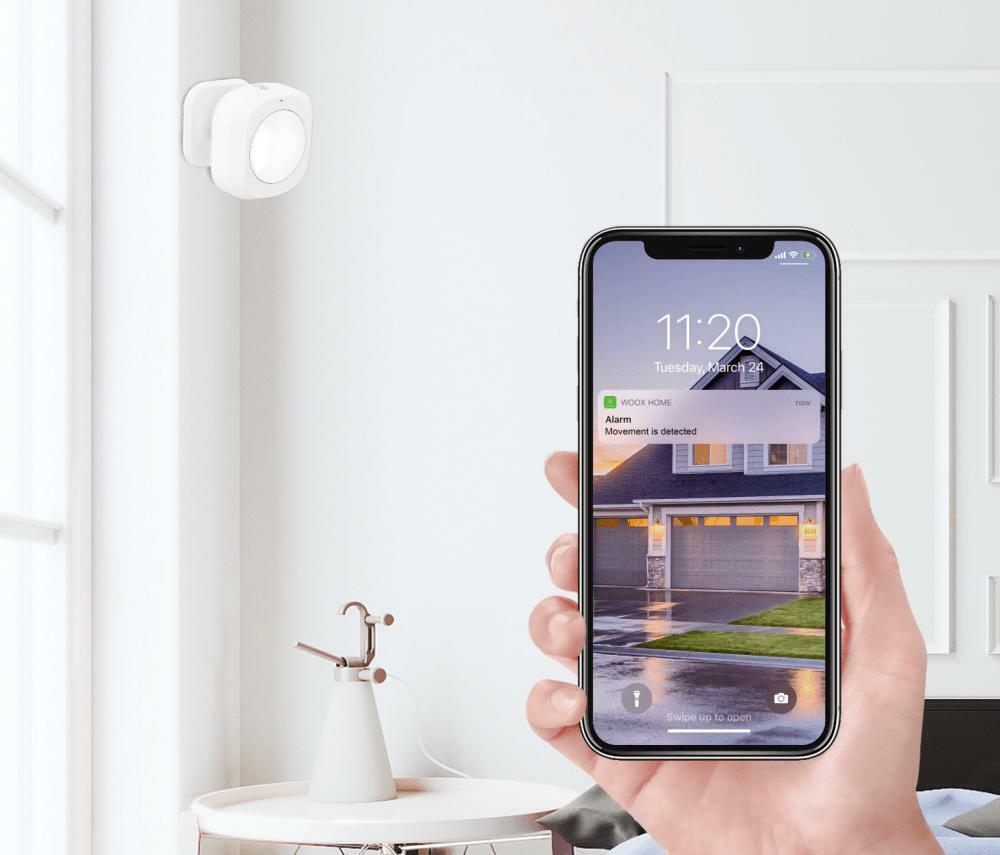 Woox Sensore di Movimento Smart PIR, R7046 Zigbee