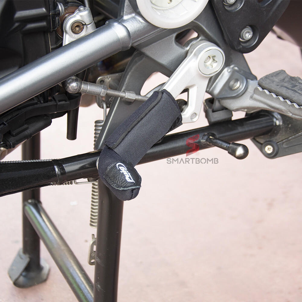 Protezione scarpe leva moto cambio antigraffio tessuto lavabile completo facile