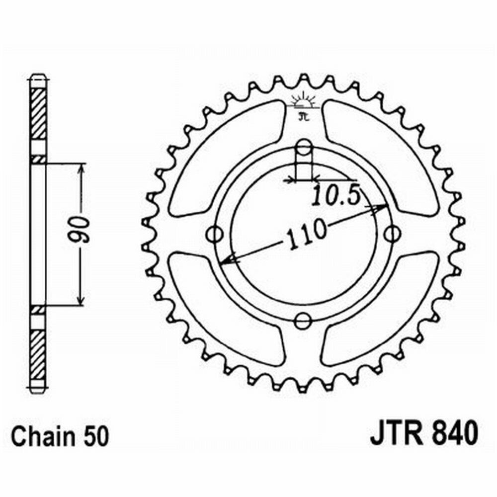 CORONA JT 840 z38  YAMAHA 400 XS 1982-1982