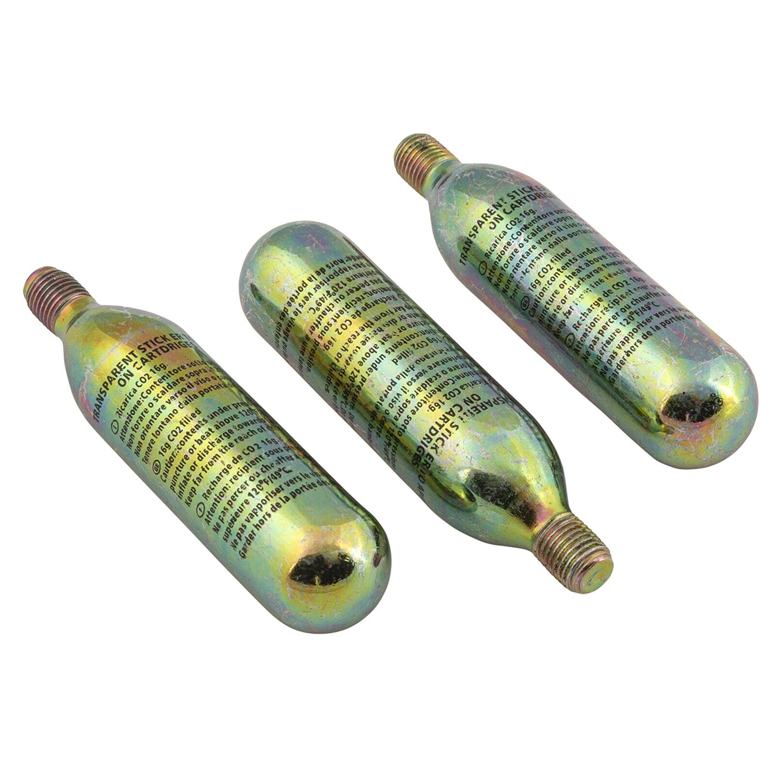 3 Spare CO2 Cans Set Tyre Repair Kit Emergency Puncture Set Replacement