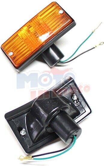 Coppia Frecce Complete Anteriori Arancioni Vespa Px 125 150 200 VESPA 125 T5