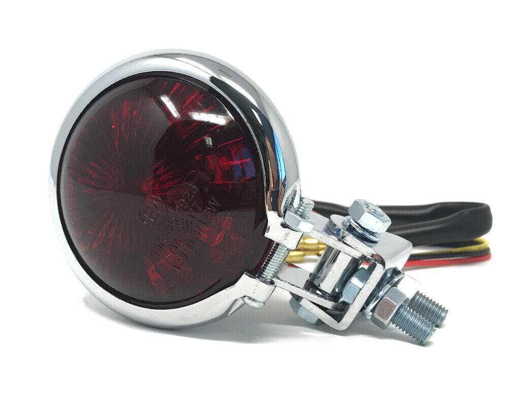 Moto LED Luce Stop Posteriore per BMW cafe racer & Scrambler Project IN Cromo