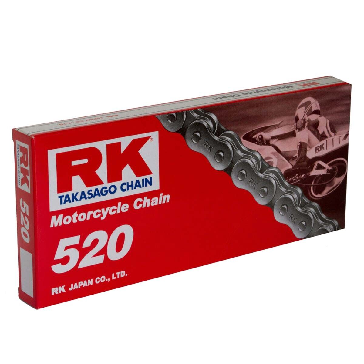 CATENA TRASMISSIONE MOTO RK RK520/102 520/102 STANDARD CLIP