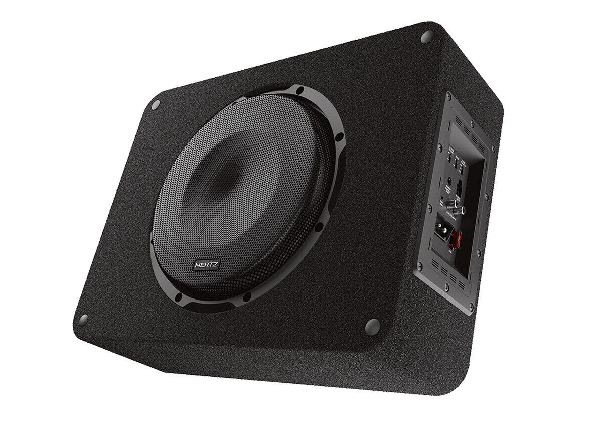 HERTZ CBA 250 Subwoofer in Cassa Amplificato 500W x Auto Sub Attivo Linea Cento