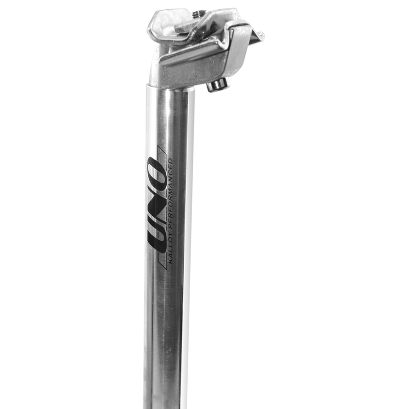 Piastra Di Sellino Uno Te 379-300mm Ø26.6 Argento per Bici Bike Accessori