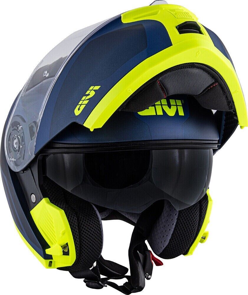 Casco modulare GIVI tg XL P/J doppia omologazione X21 X.21 CHALLENGER SPIRIT blu
