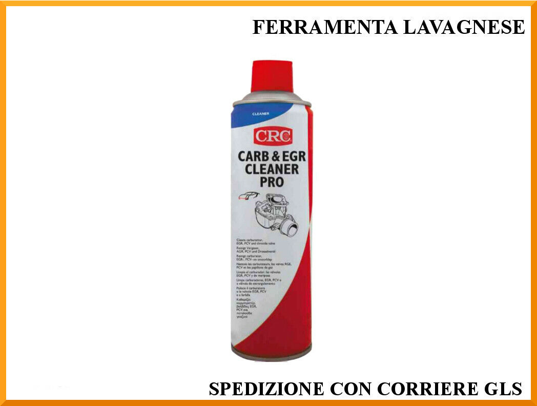 Pulitore spray per carburatori e valvole EGR auto moto scooter CRC 32744