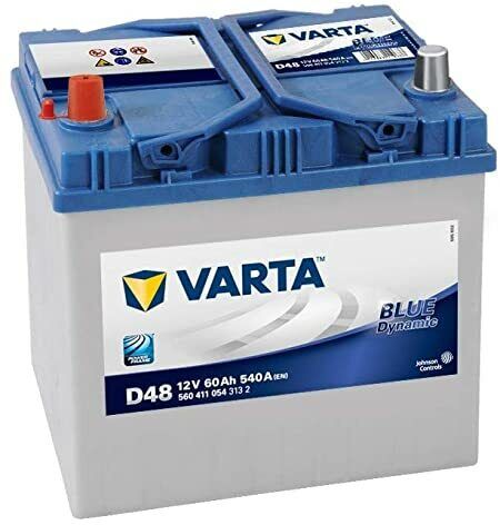 Batteria Auto Varta D48 12V 60AH 540A 173x232x225mm POLO POSITIVO A SINISTRA