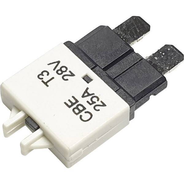 Interruttore automatico fusibile piatto standard 25 a bianco hansor circuit