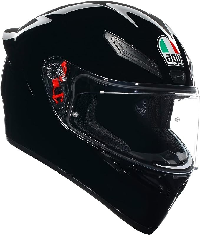 CASCO AGV INTEGRALE K1 S E2206 Nero Lucido Black TAGLIA xxl