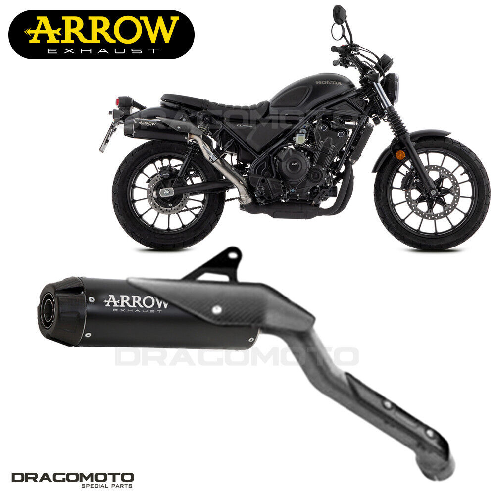 Scarico HONDA CL 500 2023 ARROW Nero CC REBEL