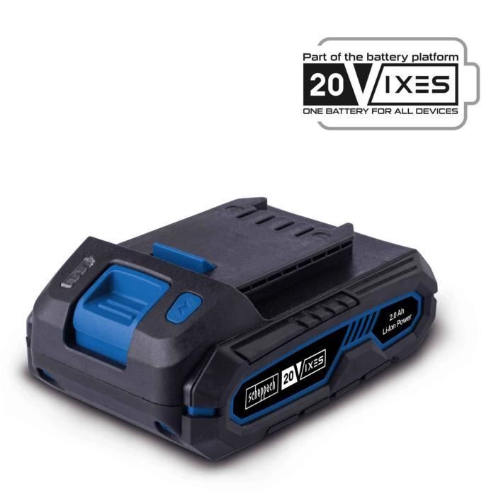 Batteria Agli Ioni Di Litio 20v 2ah - 20v Ixes Scheppach Sbp2.0 - Batteria Unive
