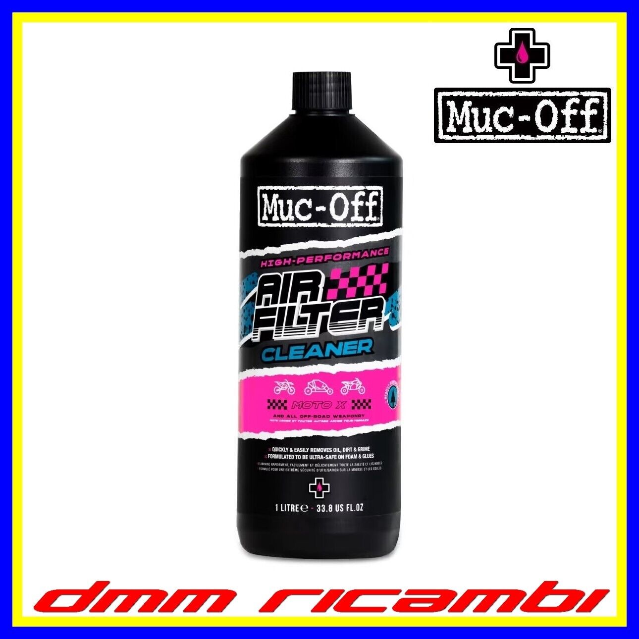 Detergente filtro aria spugna MUC-OFF AIR FILTER CLEANER CROSS ENDURO MOTARD ATV