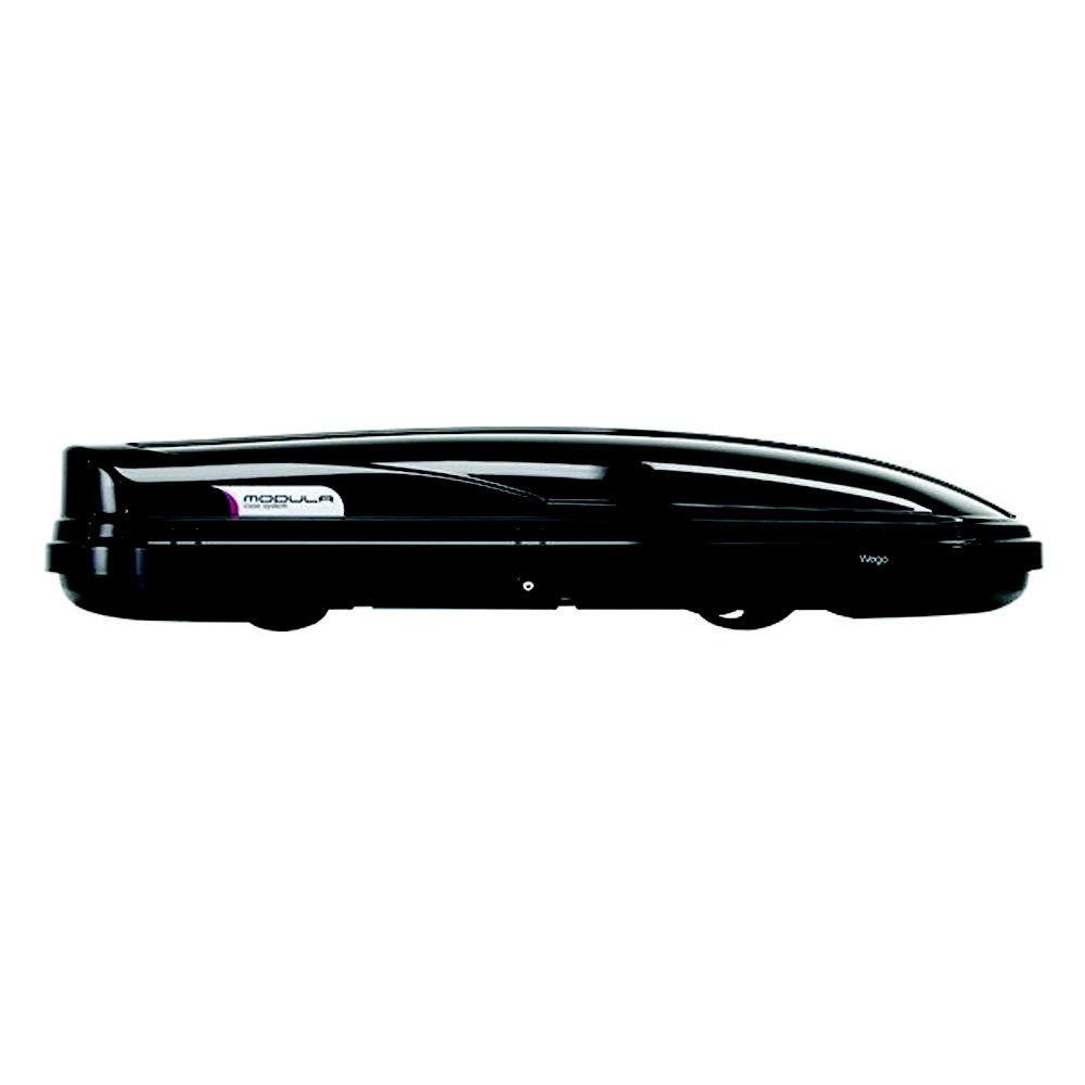 Box Baule Da Tetto Auto 500Lt Shuttle Portapacchi Wego 500 nero Nero Lucido Modu