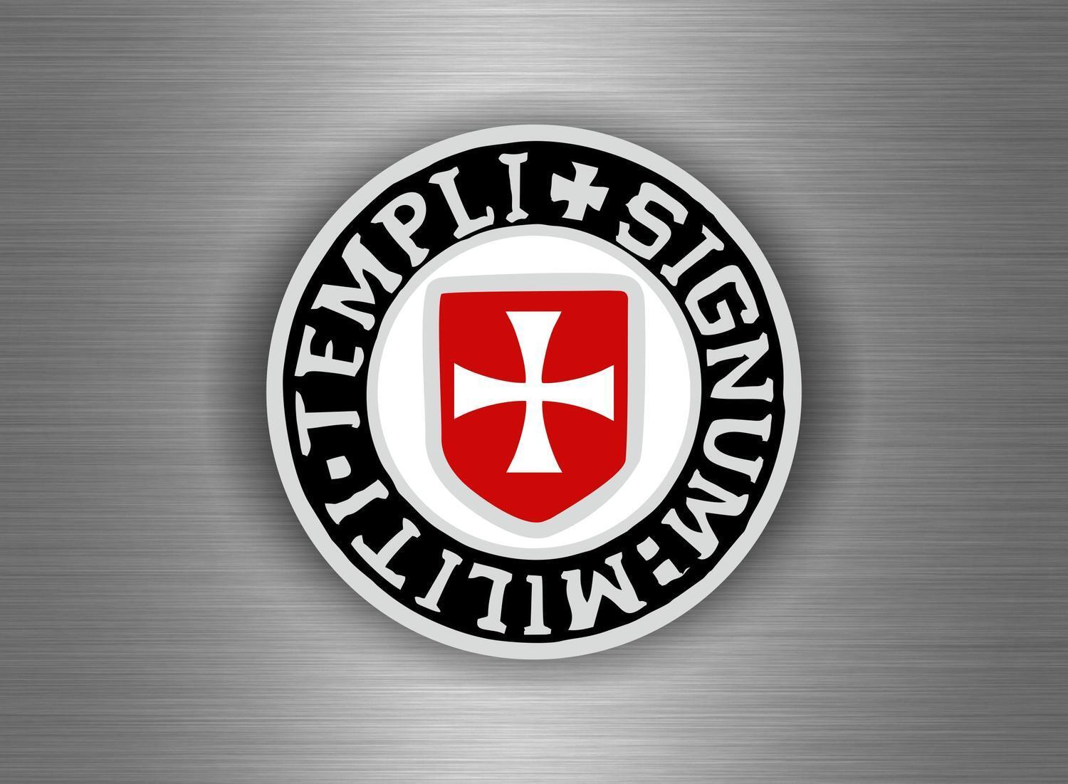 Autoadesivo Ordine Malta Templari Knights Crociate Templare Crusader Z