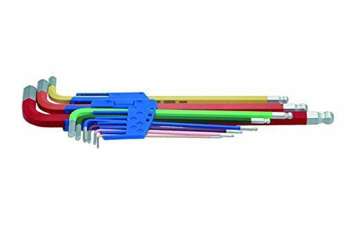 Laser 7869 7869-Set di Chiavi esagonali con codice a Colori, 9 Pezzi (u3A)