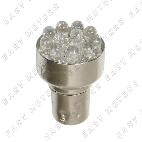 24V Lampada Multi-Led 12 Led (P21 5W) BAY15d 1 pz D Blister Bianco