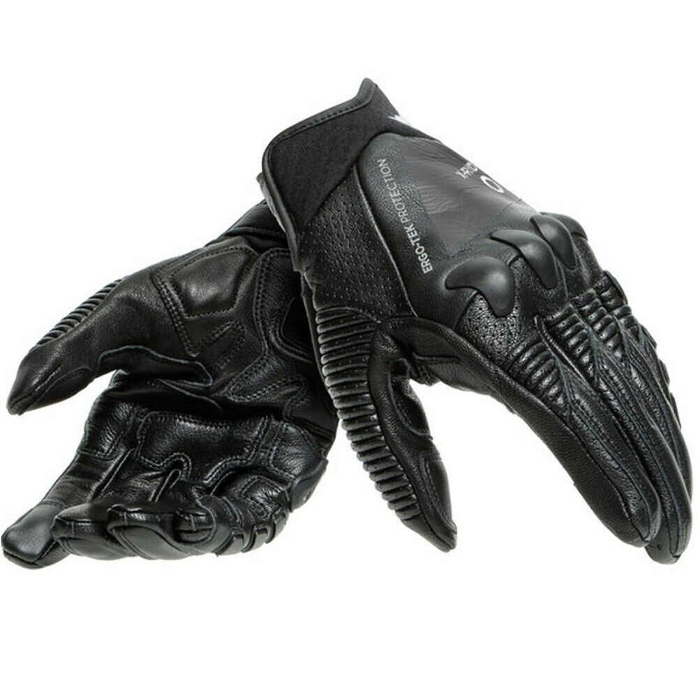 GUANTI SPORTIVI CORTI MOTO PELLE DAINESE X-RIDE GLOVES NERO TG XL