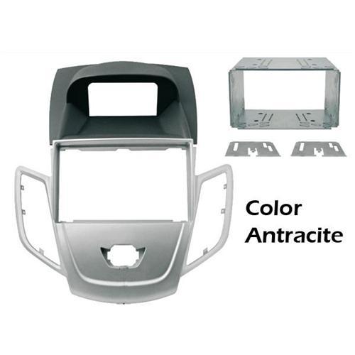Phonocar 03660 Mascherina 2 Din per Ford Fiesta 2008- colore antracite