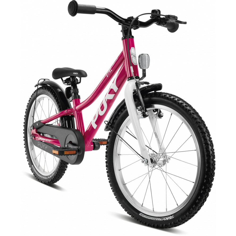 VELO CYKE 18 POUCES ALU ROSE/BLANC PUKY 4404