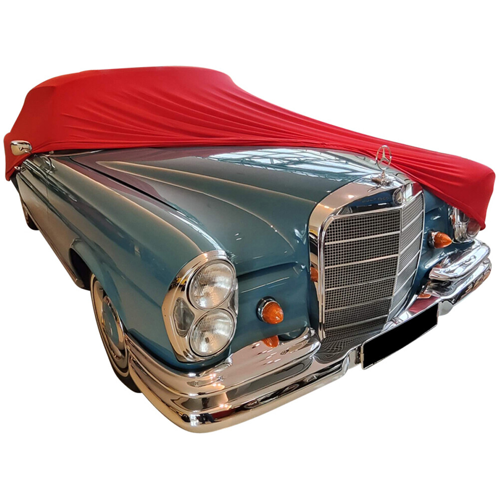Copriauto da interno adatto per Mercedes-Benz W111 Coupe Copertura Rosso GARAGE