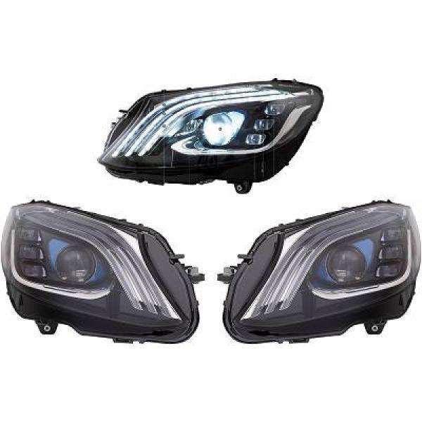 DESIGN LEGGERO SET W205, UPGRADE FARO ANTERIORE 14-21 FULL LED, - 1673886