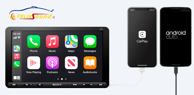 Sony XAV-AX8150ANT Autoradio 1DIN 9'' Apple CarPlay & AndroidAuto Bluetooth 220W