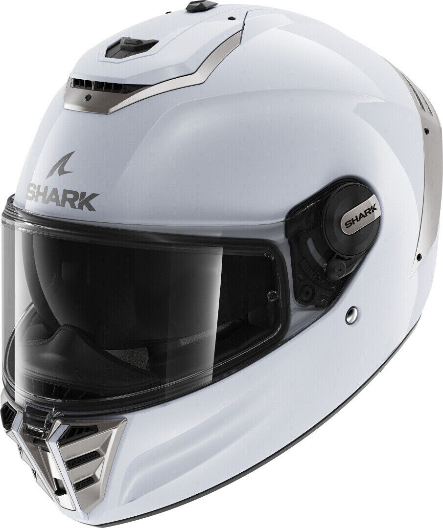 CASCO MOTO INTEGRALE CARBONIO SHARK SPARTAN RS BLANK WHITE BIANCO TG M