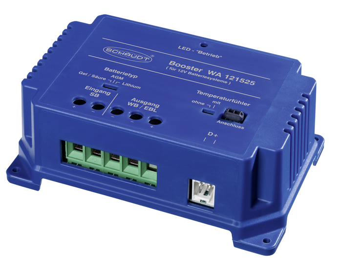 Booster Carico Schaudt 25A 12v WA121525 Seconda Batteria Trafic Transit T6