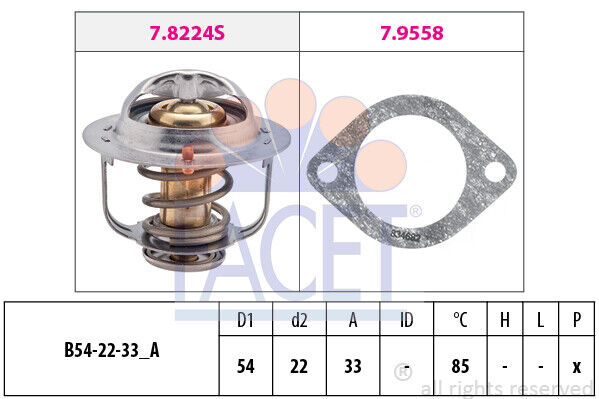 TERMOSTATO FACET 78224
