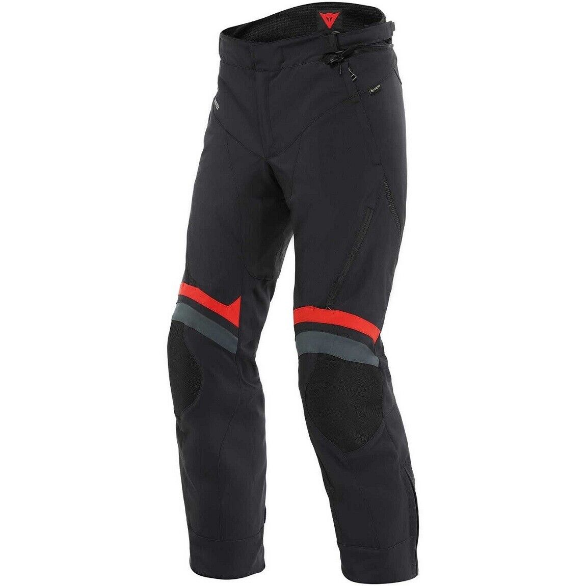 PANTALONI MOTO IMPERMEABILE DAINESE CARVE MASTER 3 GORE TEX NERO ROSSO TG 52