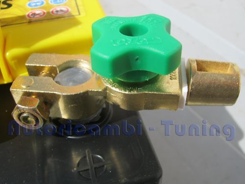 Staccabatteria Antifurto Polo Positivo Batteria Auto Barca Nautica Camper Moto