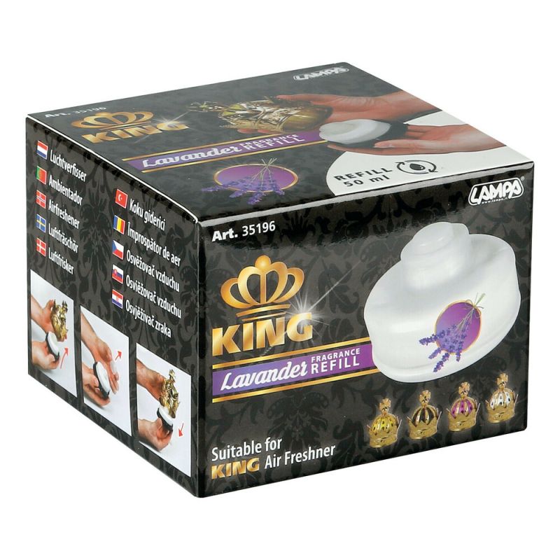 Ricarica per deodorante per ambienti all''aroma di ciliegia e lavanda KING 50 ML
