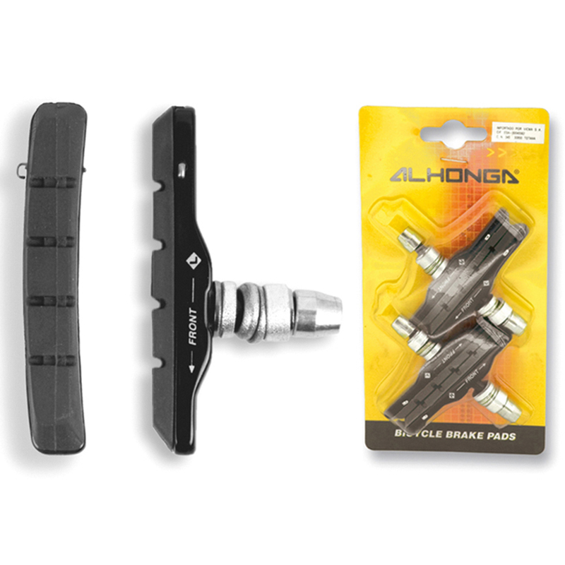 Set Di 4 Ganasce Tipo XTR 98. Rivestimento Nera per Bici Bike Accessori