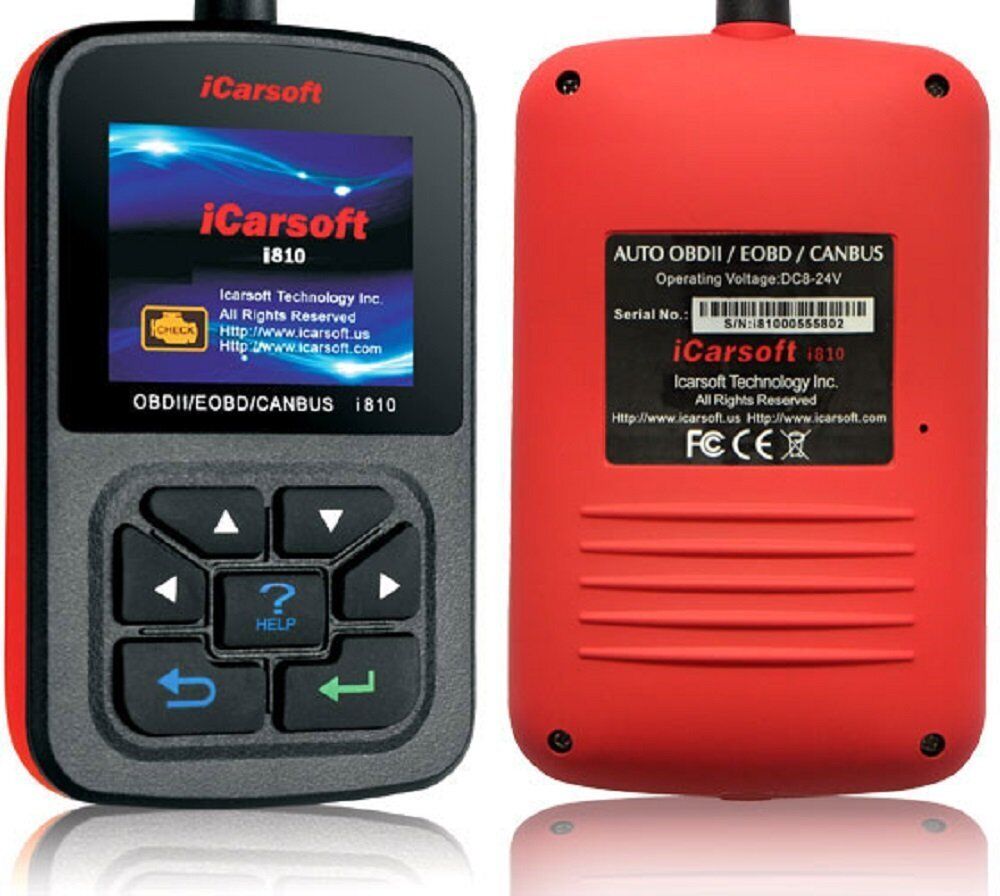 iCarsoft ICAR SOFT 810 i810 OBDII/EOBD Dispositivo Diagnostico per (a1F)