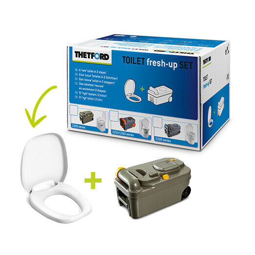Kit Rinnovamento Thetford C200 Ruote Fresh Up Renove Camper Wc Chimica