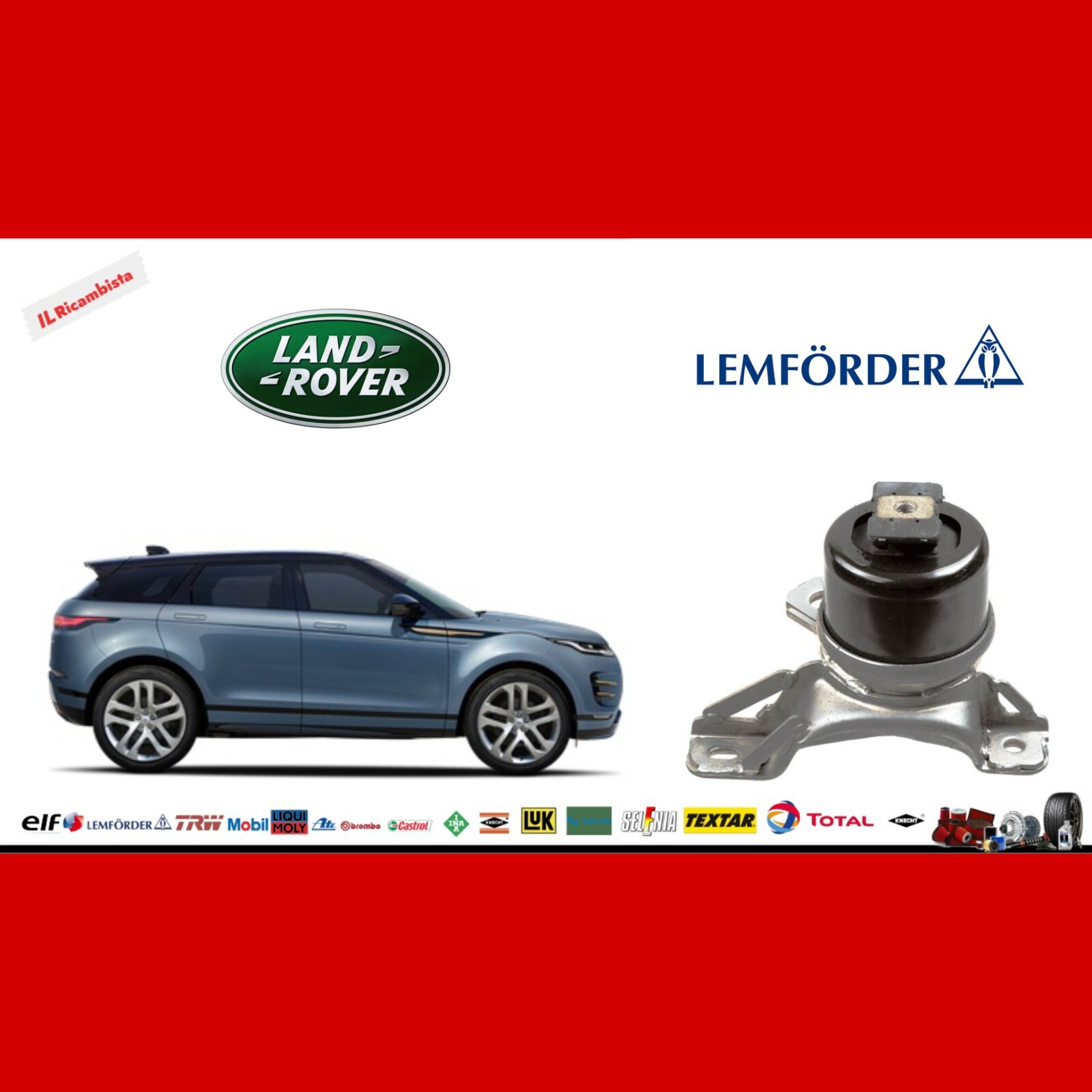 SUPPORTO MOTORE DX  LAND ROVER EVOQUE DISCOVERY  LEMFORDER 42043 01 OE°LR024729