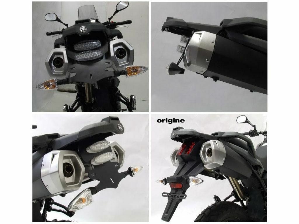 Soporte Placa Matrícula R&G RACING Yamaha Negro XT660Z Tenere