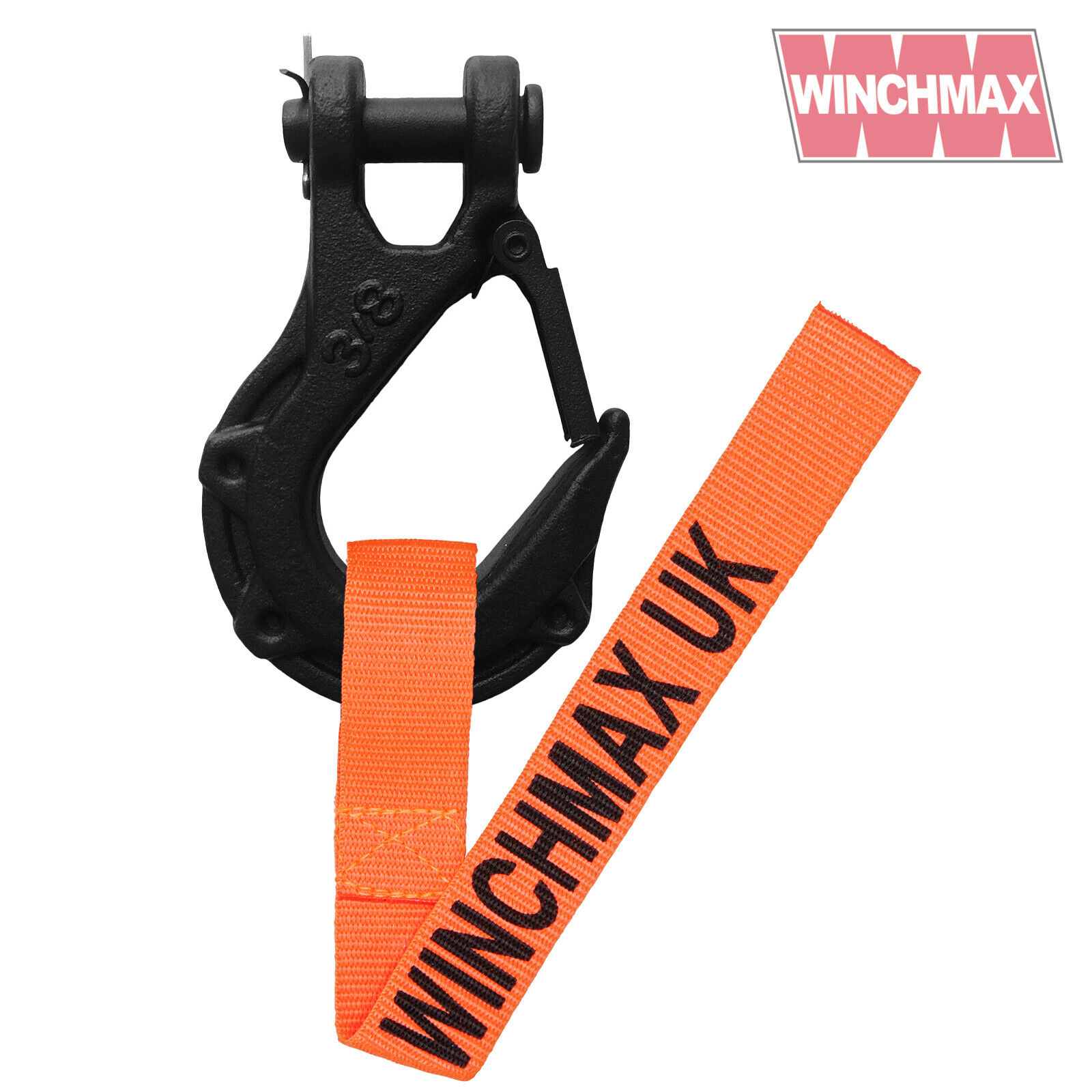 WINCHMAX Manovella Nero Tattici Gancio - 1cm Forcella Per Verricelli 14,000LB