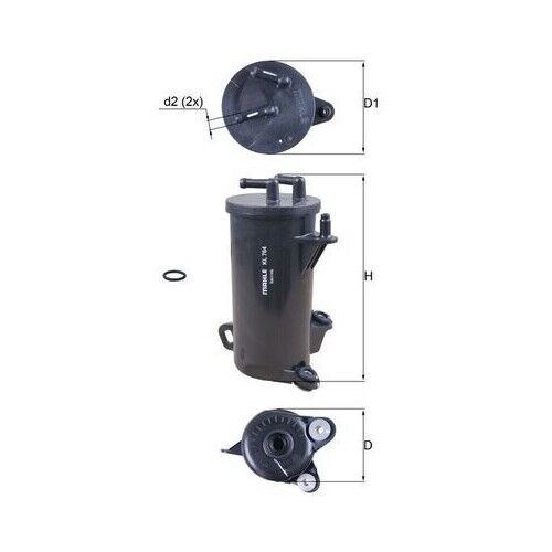 Filtro Carburante Mahle KL 764D per Honda