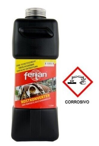 FERTAN TRATTAMENTO CONVERTITORE ANTIRUGGINE (1000 ML) RUST REMOVER CONVERTER 1LT